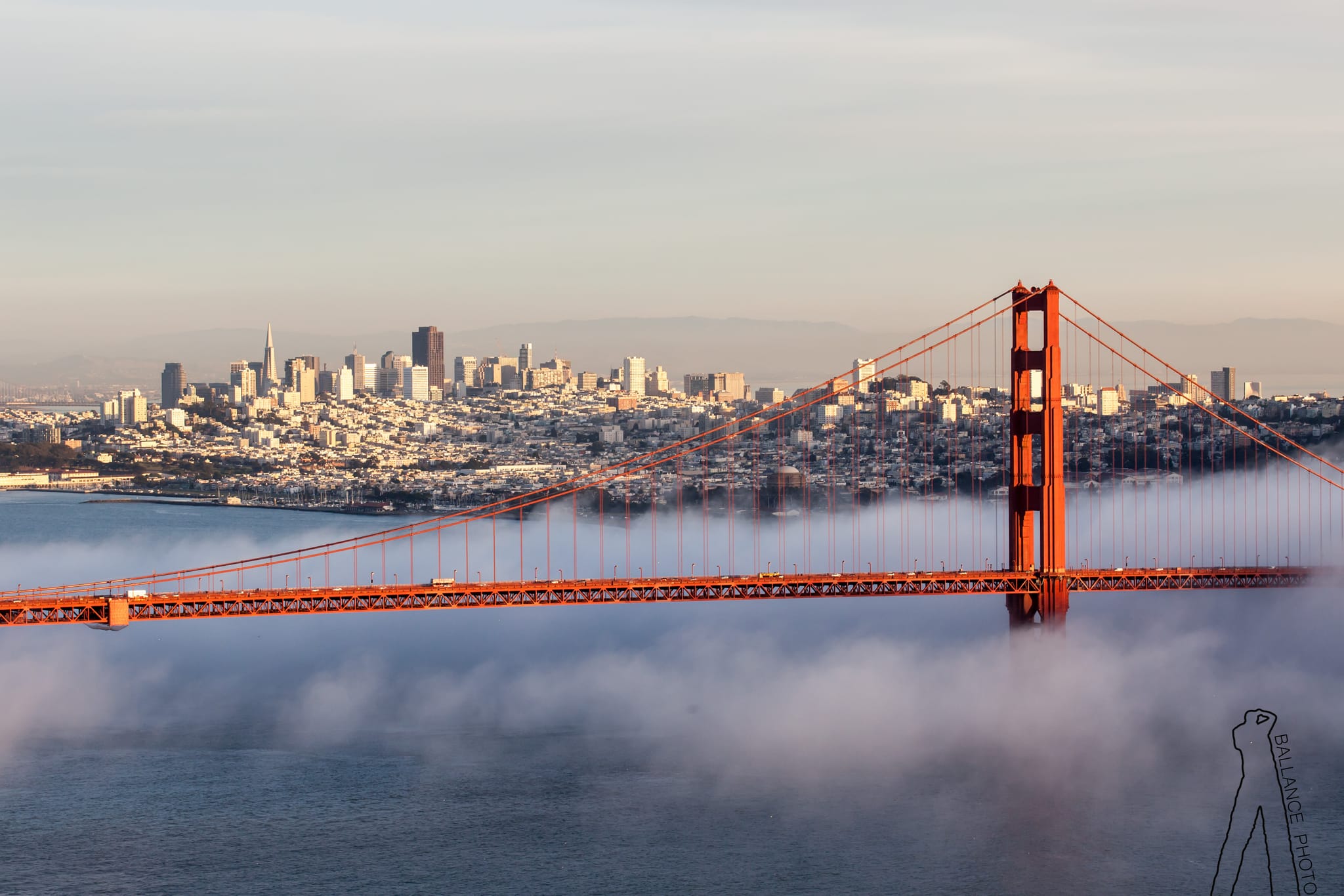 Golden Gate - Evening Fog rolling in