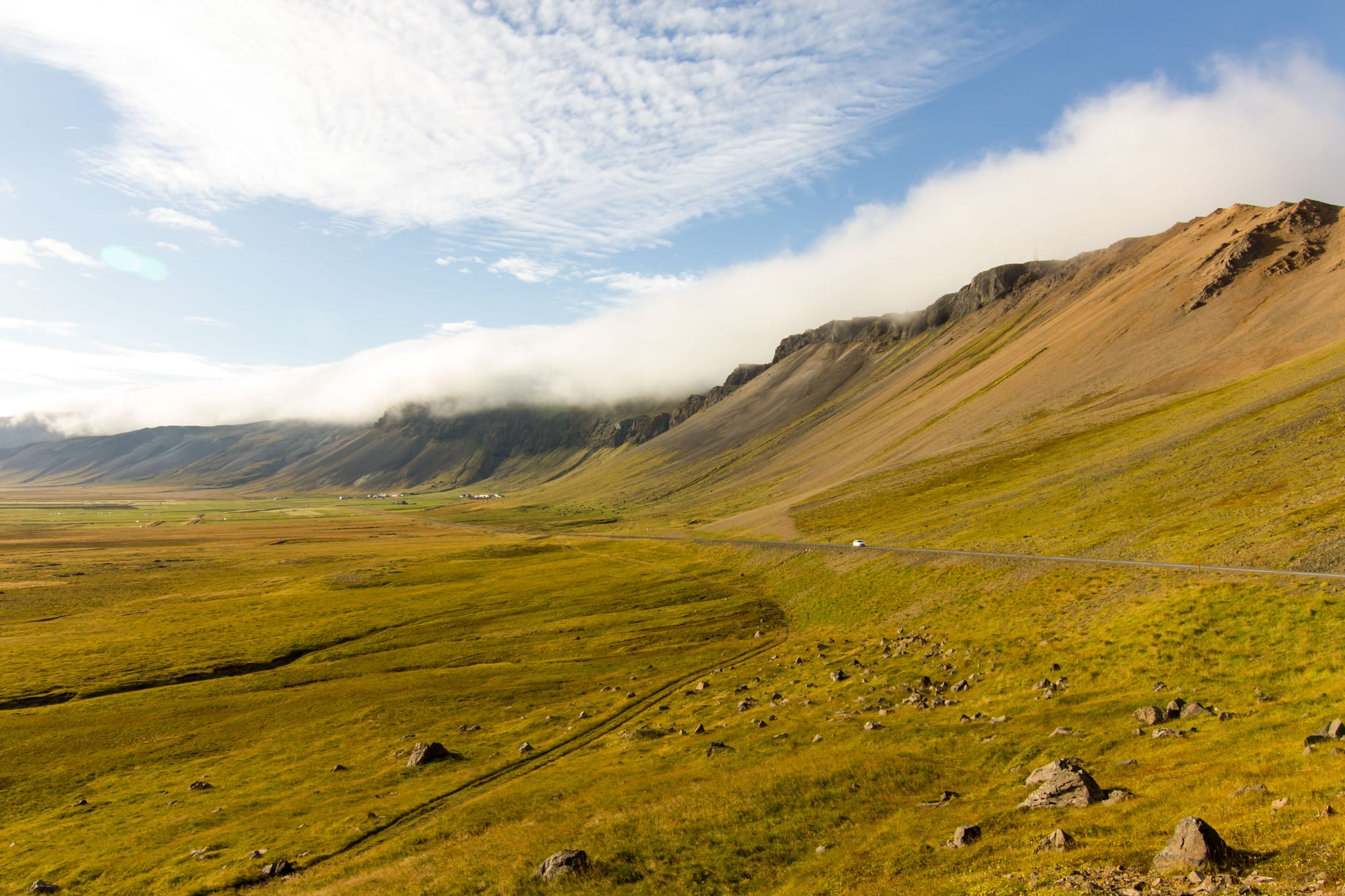 Snæfellsnes Peninsula - Fog rolling in