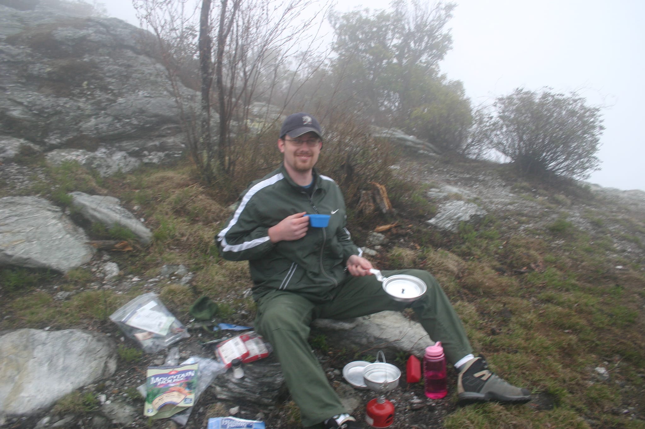 Coffee is Good! - on top of Table Rock in Linville Gorge