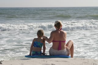 Lauren and Mary at Navarre Beach