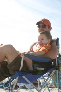 Jimmy and William at Navarre Beach
