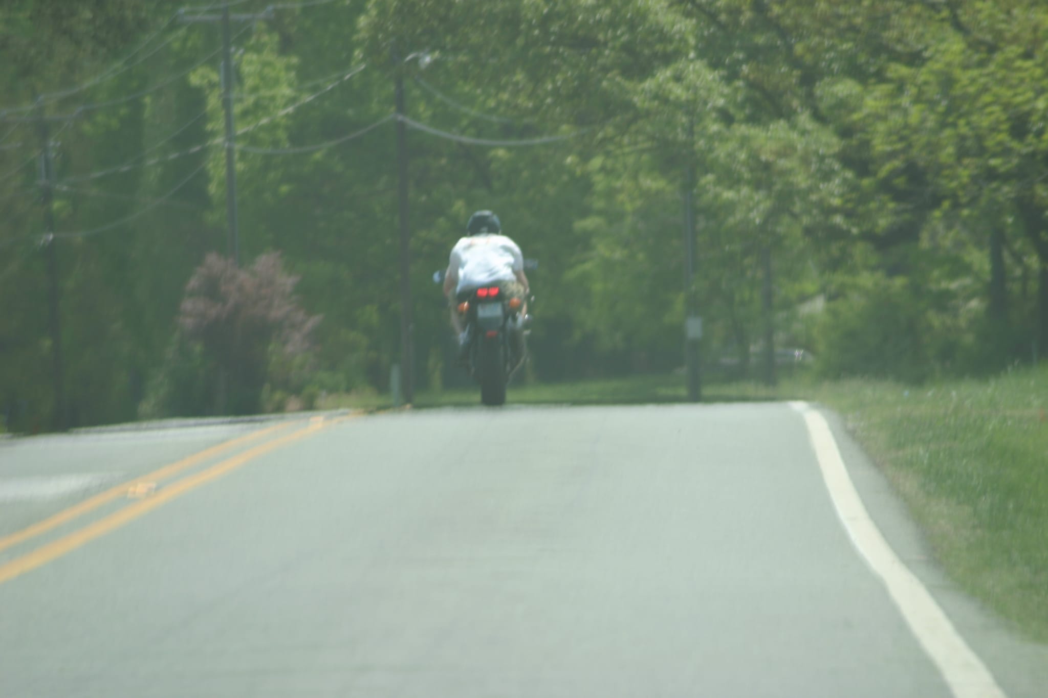Chris Riding in Shorts