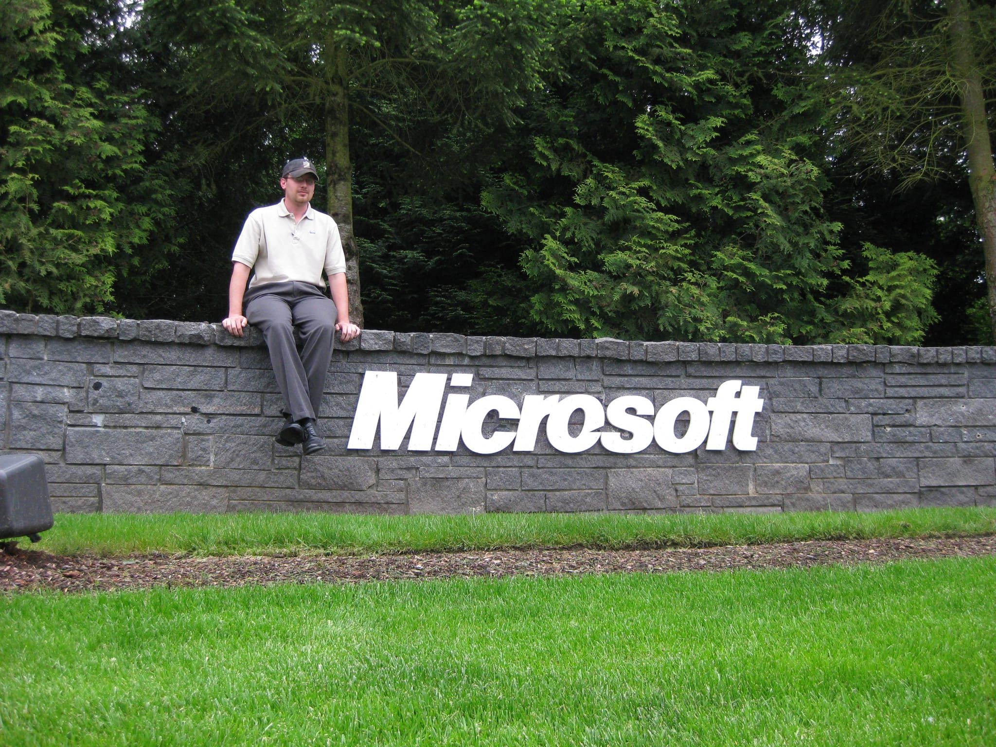 Chris at Microsoft Sign in Redmond