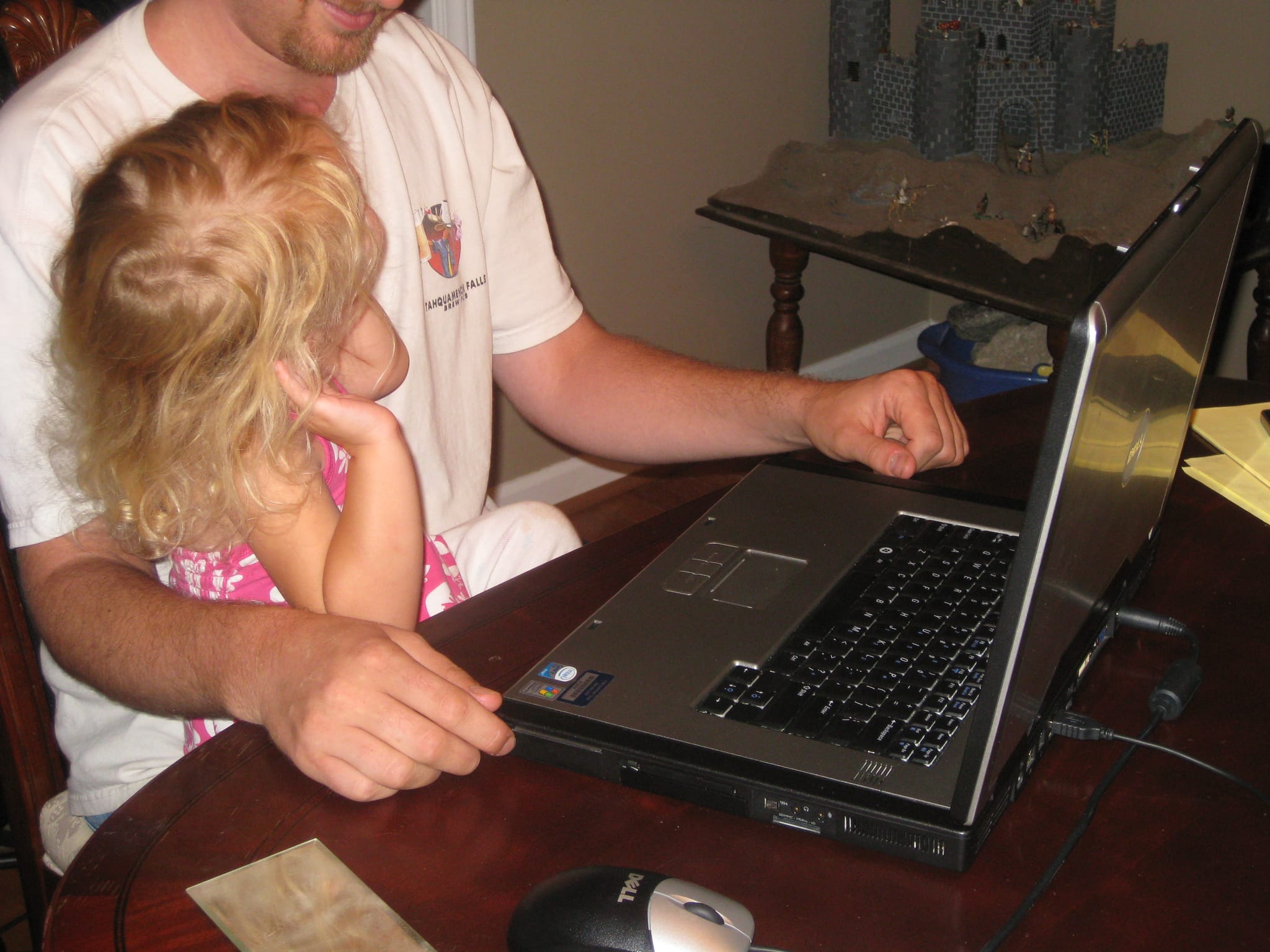 Caroline's computer lesson