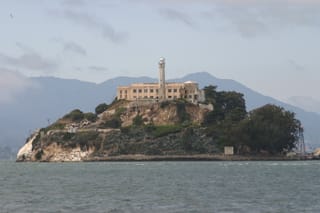 Alcatraz Island, view from the Ferry