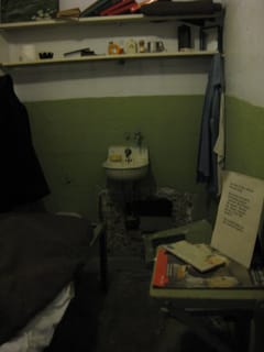Escape from Alcatraz - Right through that vent if you can fit