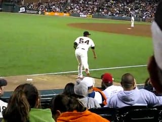 Giants v. Damondbacks - Giants Bullpen - San FranciscoTrip