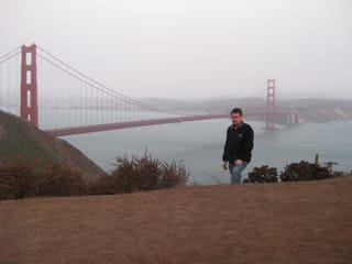 Chris by the Golden Gate Bridge
