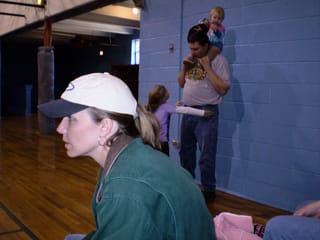 Mary with hat, Lauren, Marty and Caroline