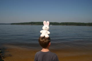 HaydenAndCaroline'sRabbitFriend