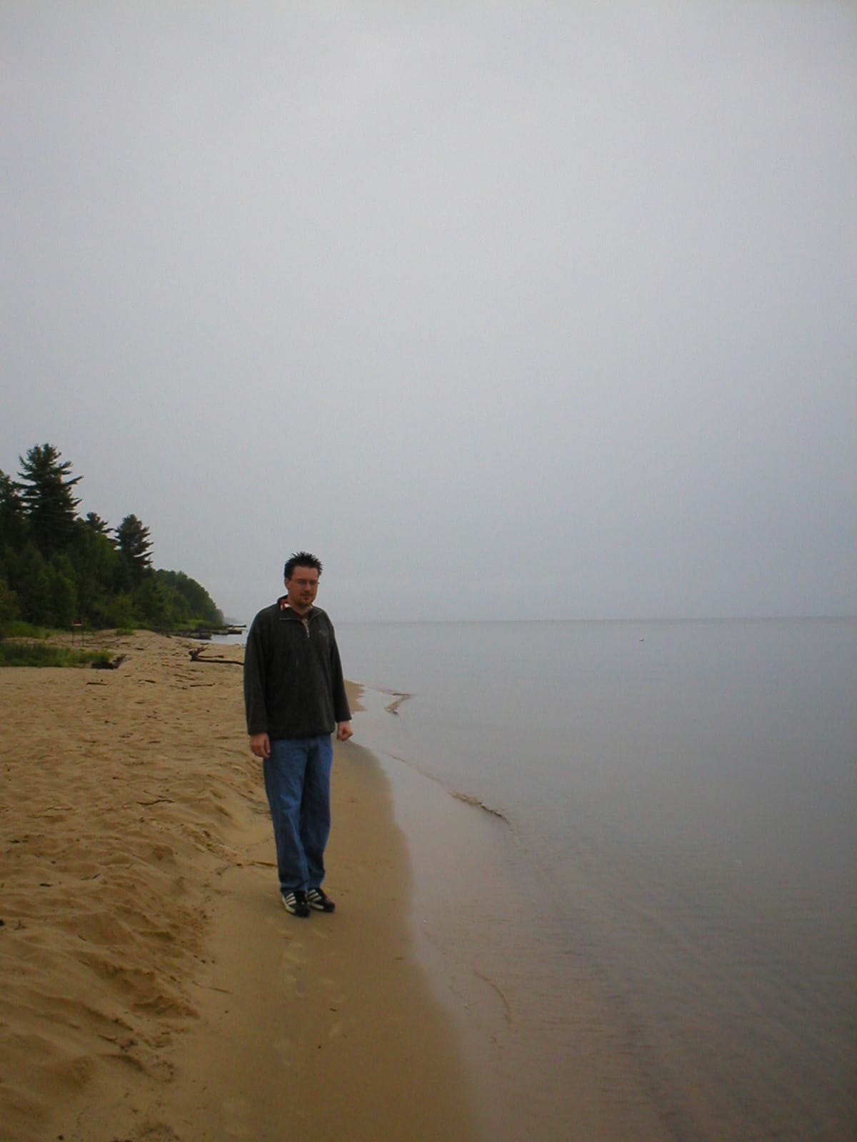 Chris at Whitefish Point, Upper Peninsula, Michigan