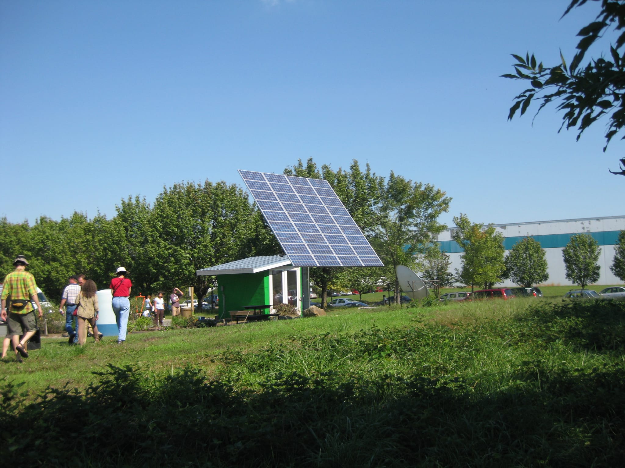Solar panels.