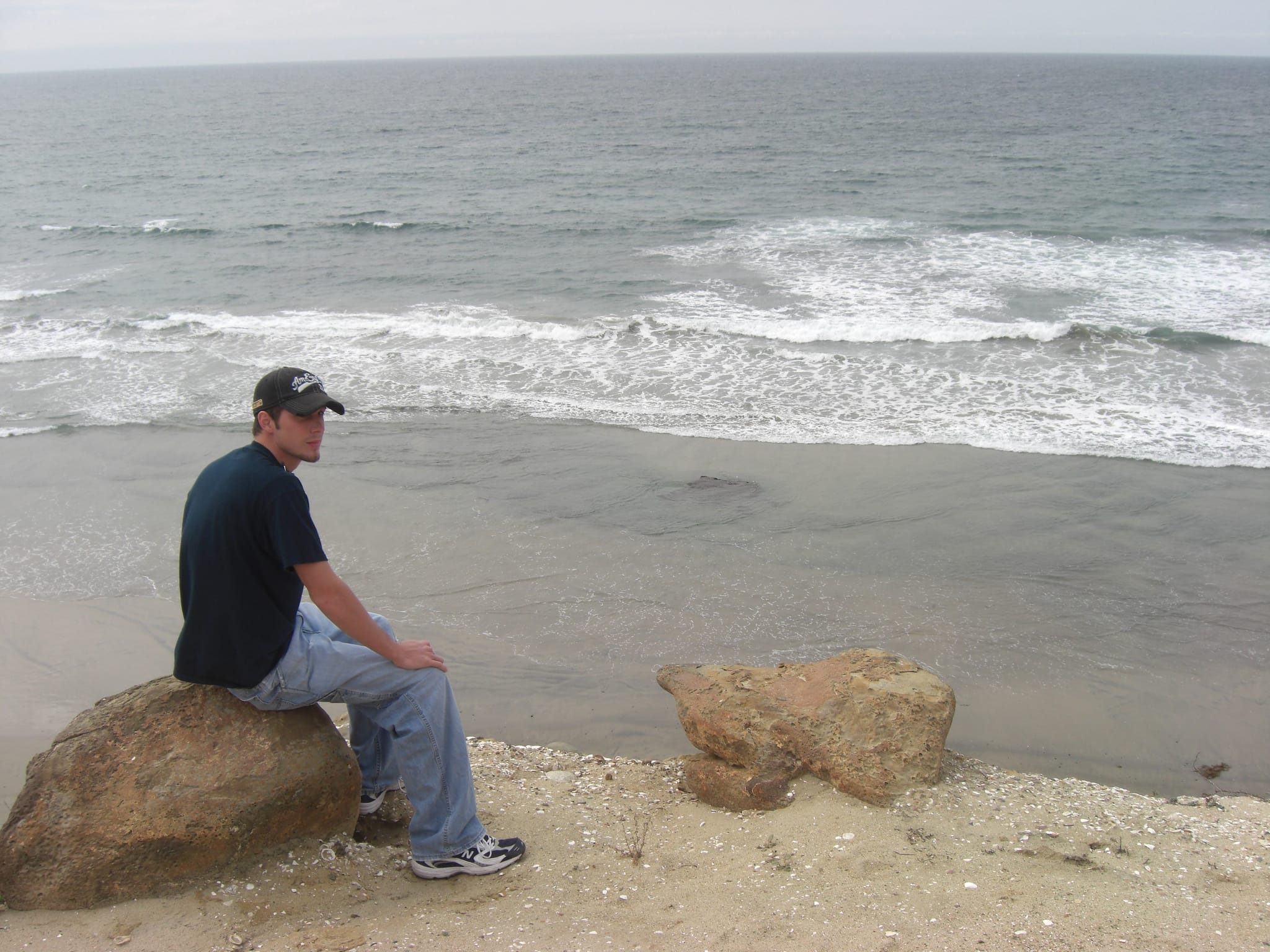 Sand cliff