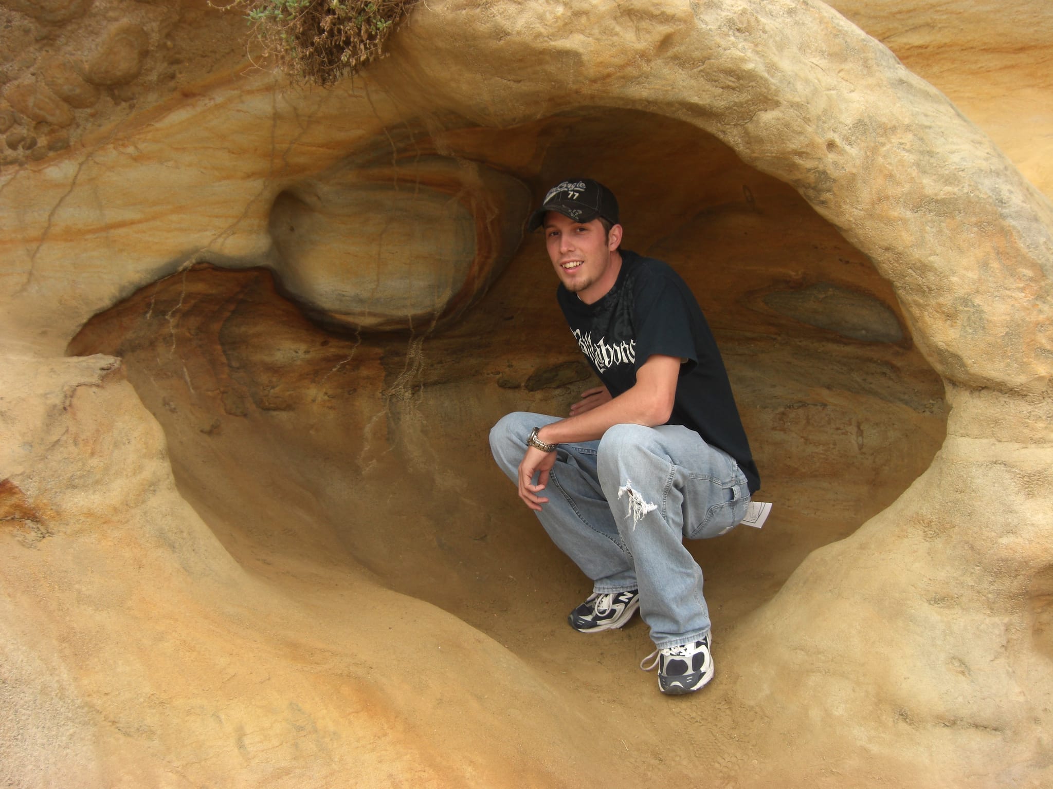 Nick in a Jupiter-lilke cave