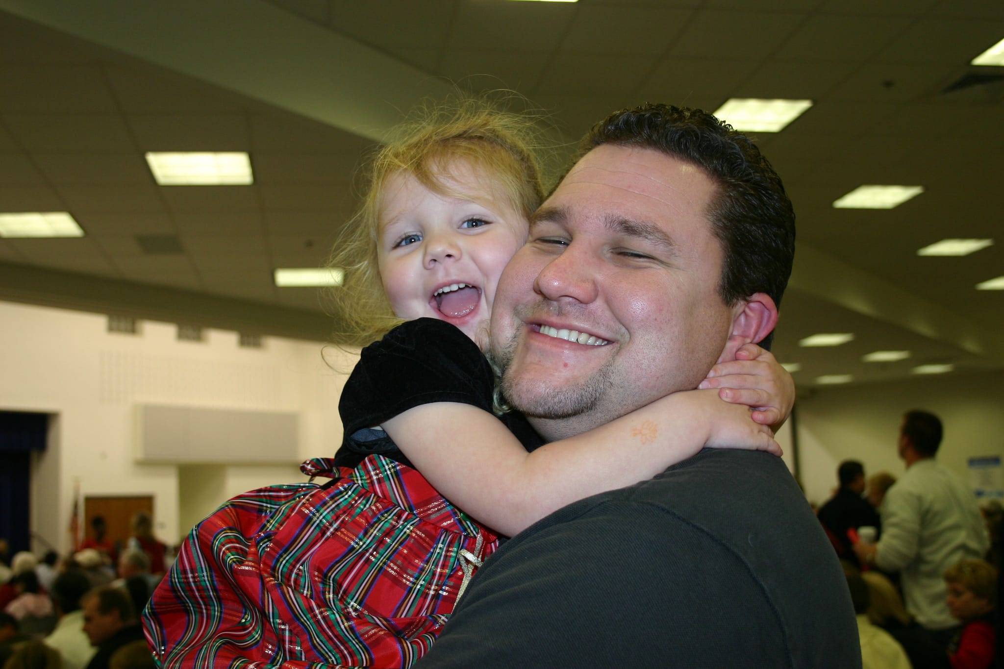 Caroline and her Daddy