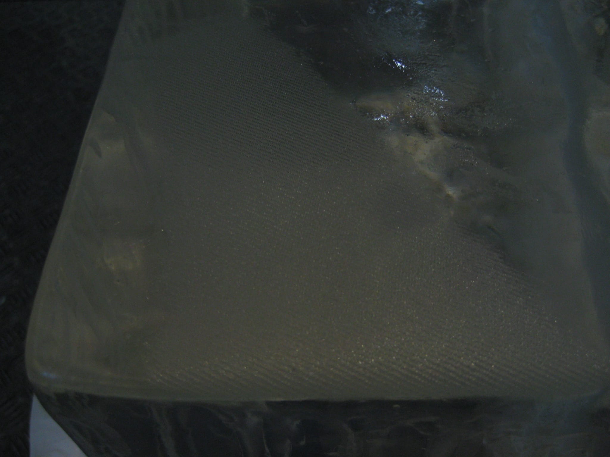 Pants melted ice