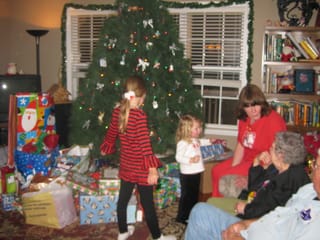 Lauren, Caroline, Mom and Grandmama