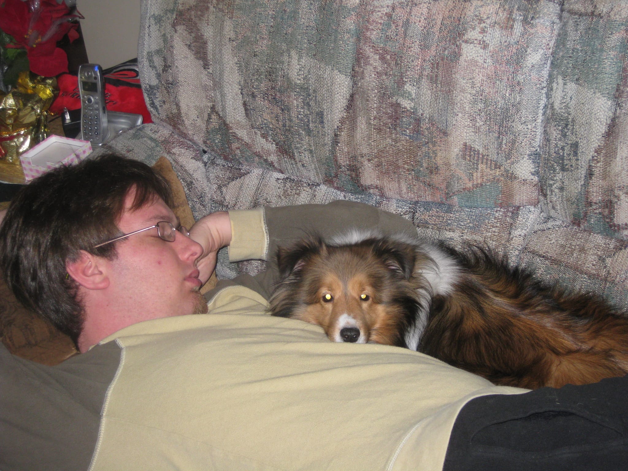 Chris and Roxy Sleeping 2