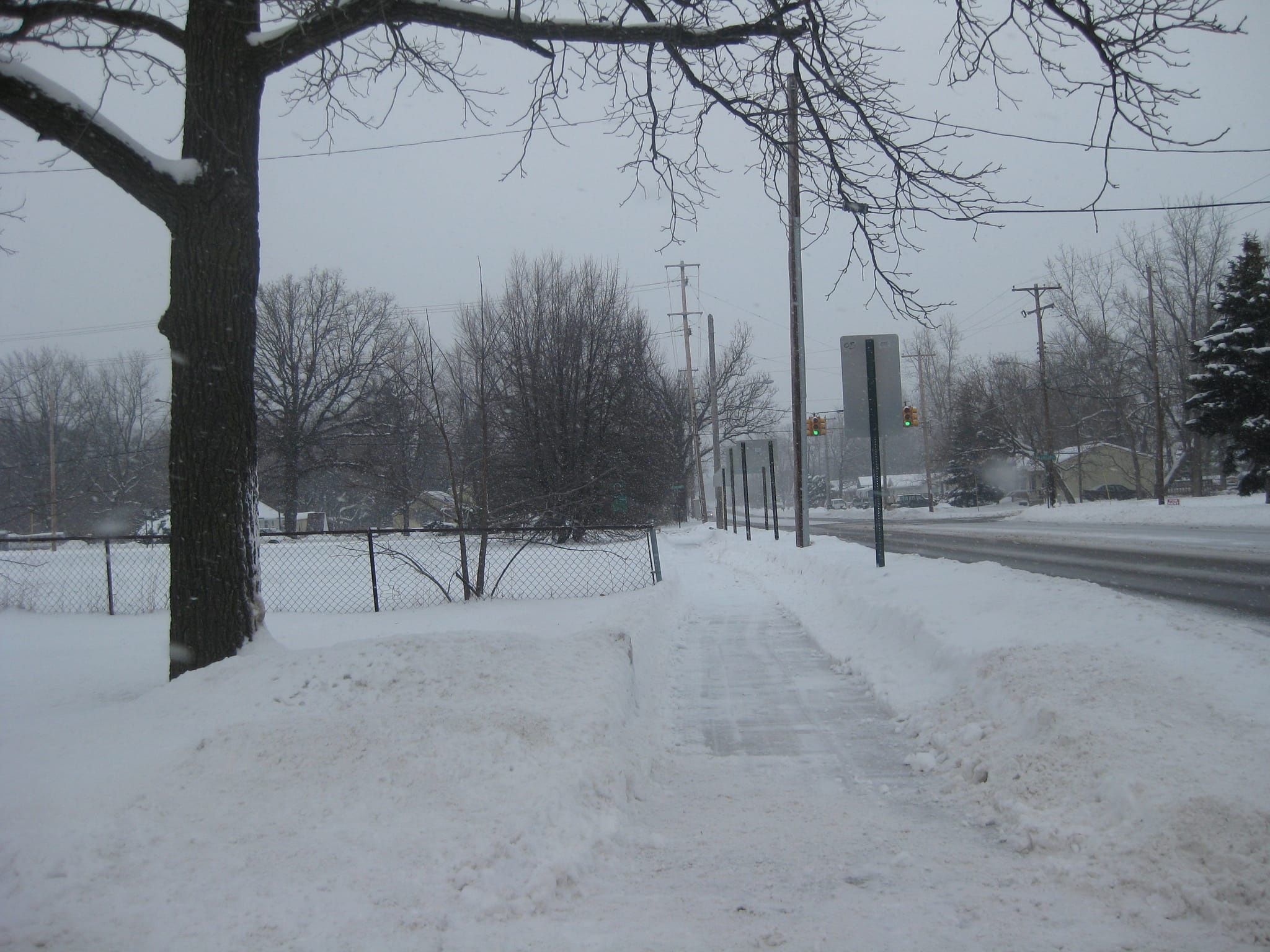 Snow again