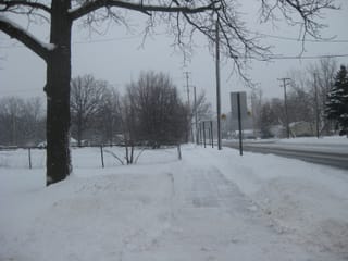 Snow again