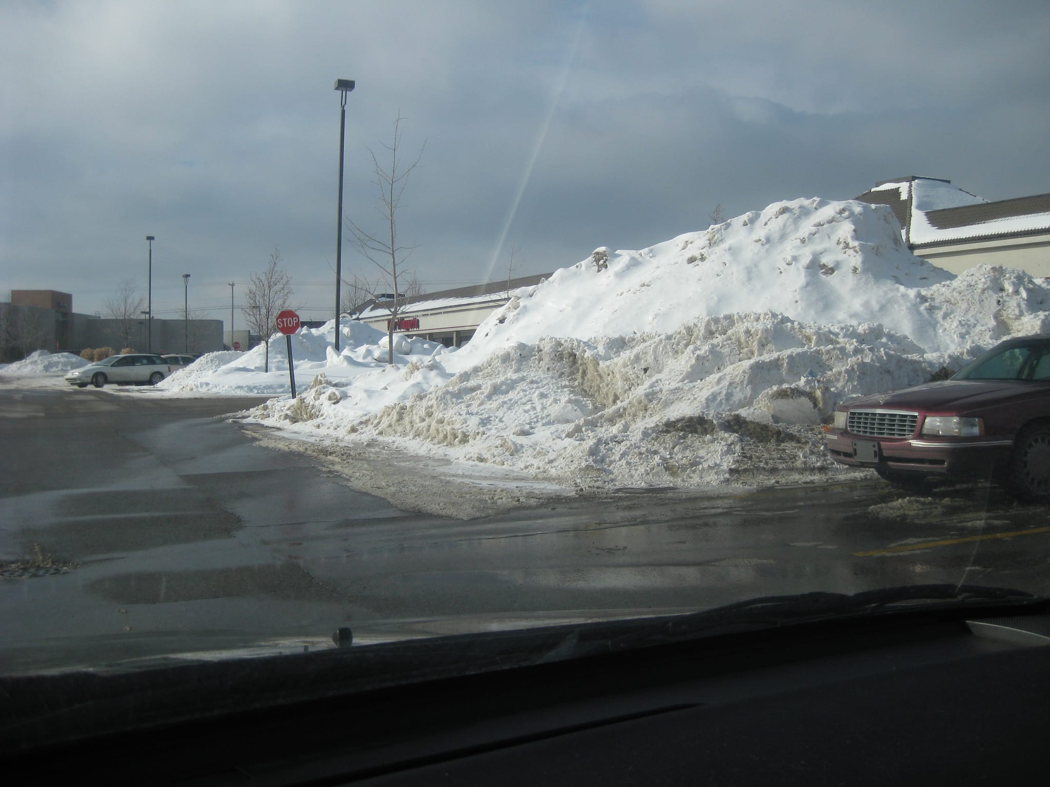 Snow mountain.