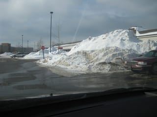 Snow mountain.