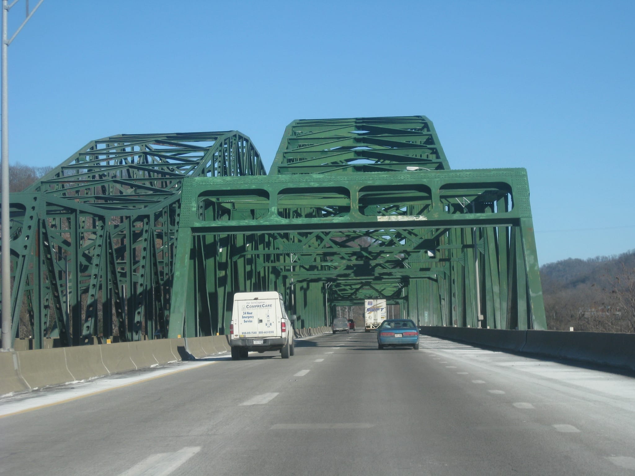 going over the river