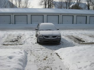 just a little snow that night.