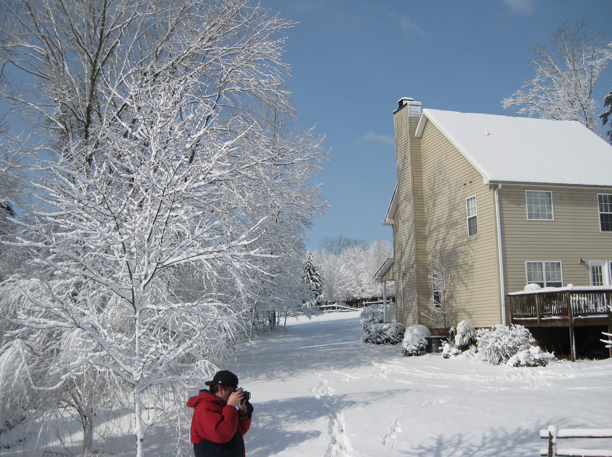 Snow day at home