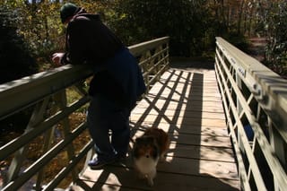 Chris with Roxy
