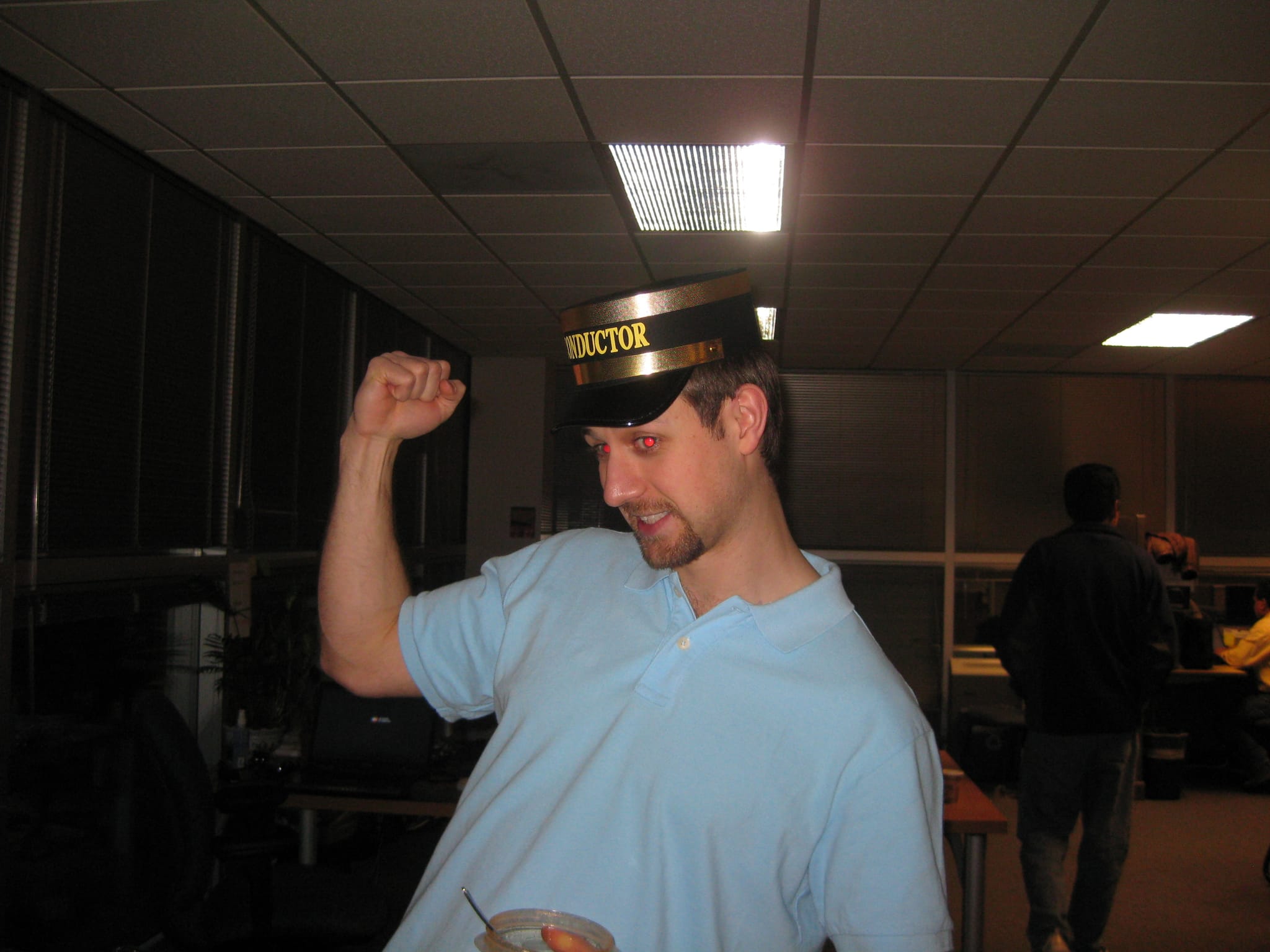 Rockin the conductor hat