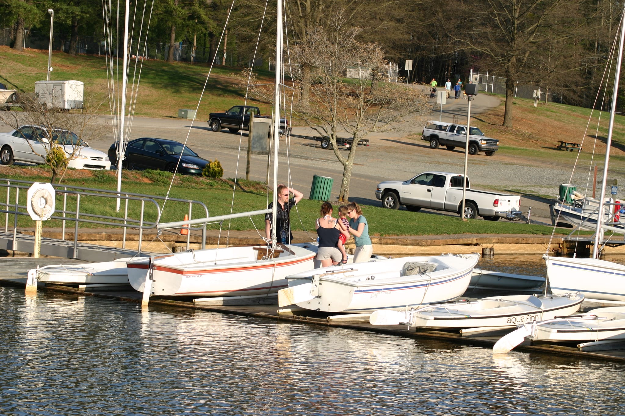 Lake Townsend Marina - sailboat dock