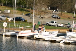 Lake Townsend Marina - sailboat dock