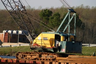 Lake Townsend Marina - crane