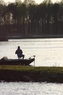 Lake Townsend Marina - fisherman