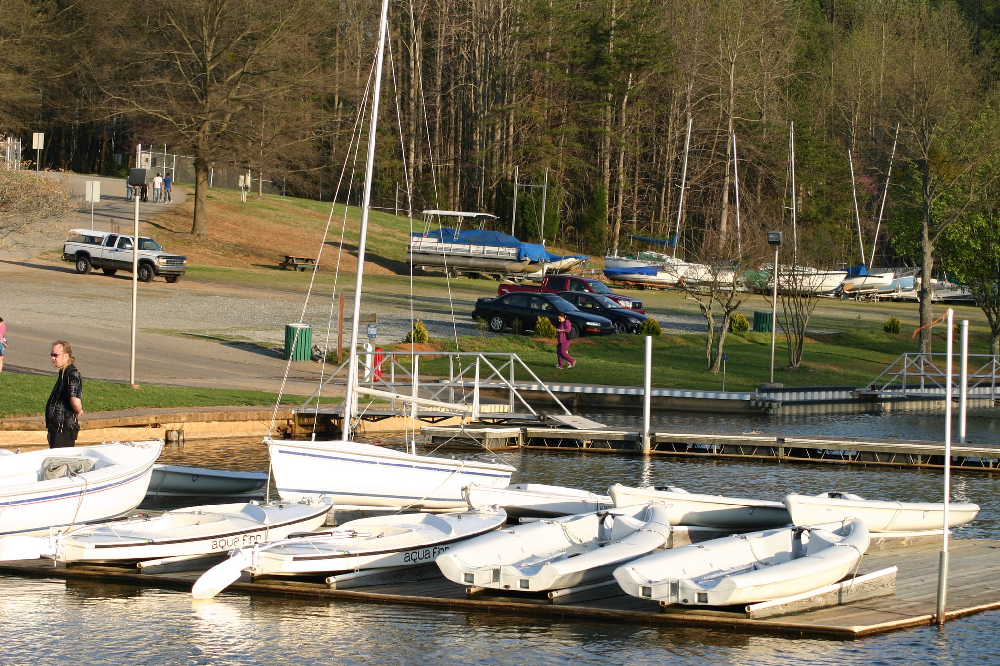 Lake Townsend Marina - sailboat dock
