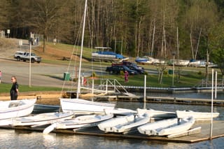 Lake Townsend Marina - sailboat dock