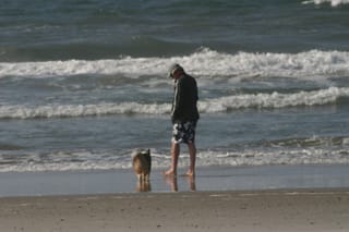 Chris and Roxy on Bear Island