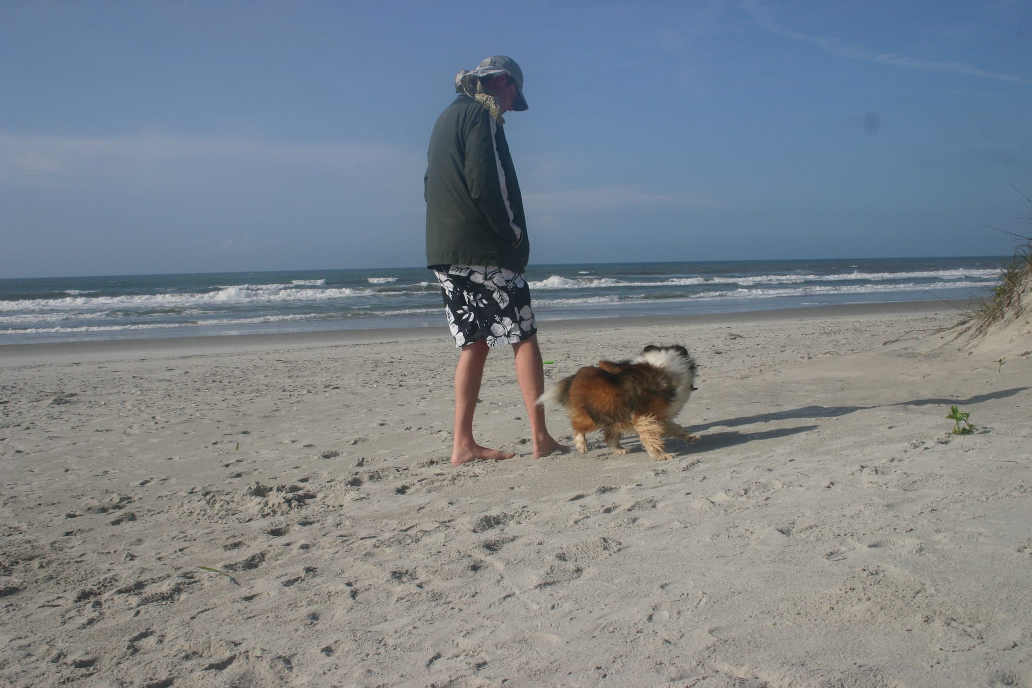 Chris and Roxy on Bear island