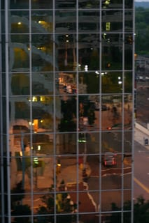 Looking North, Reflecting South on Elm - Greensboro, NC