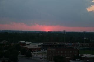 Downtown Greensboro Sunset