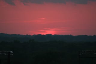 Downtown Greensboro Sunset