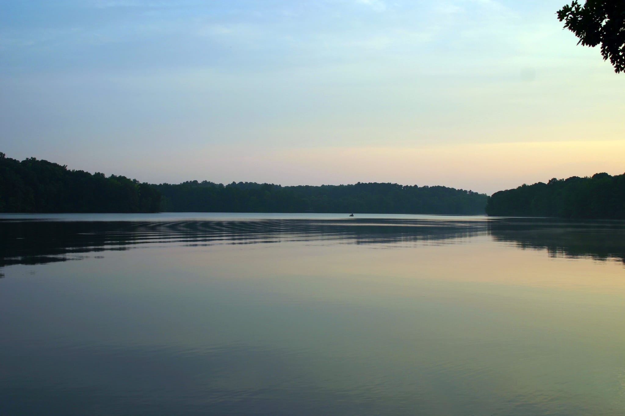 Piedmont Watershed Trail at sunset 018