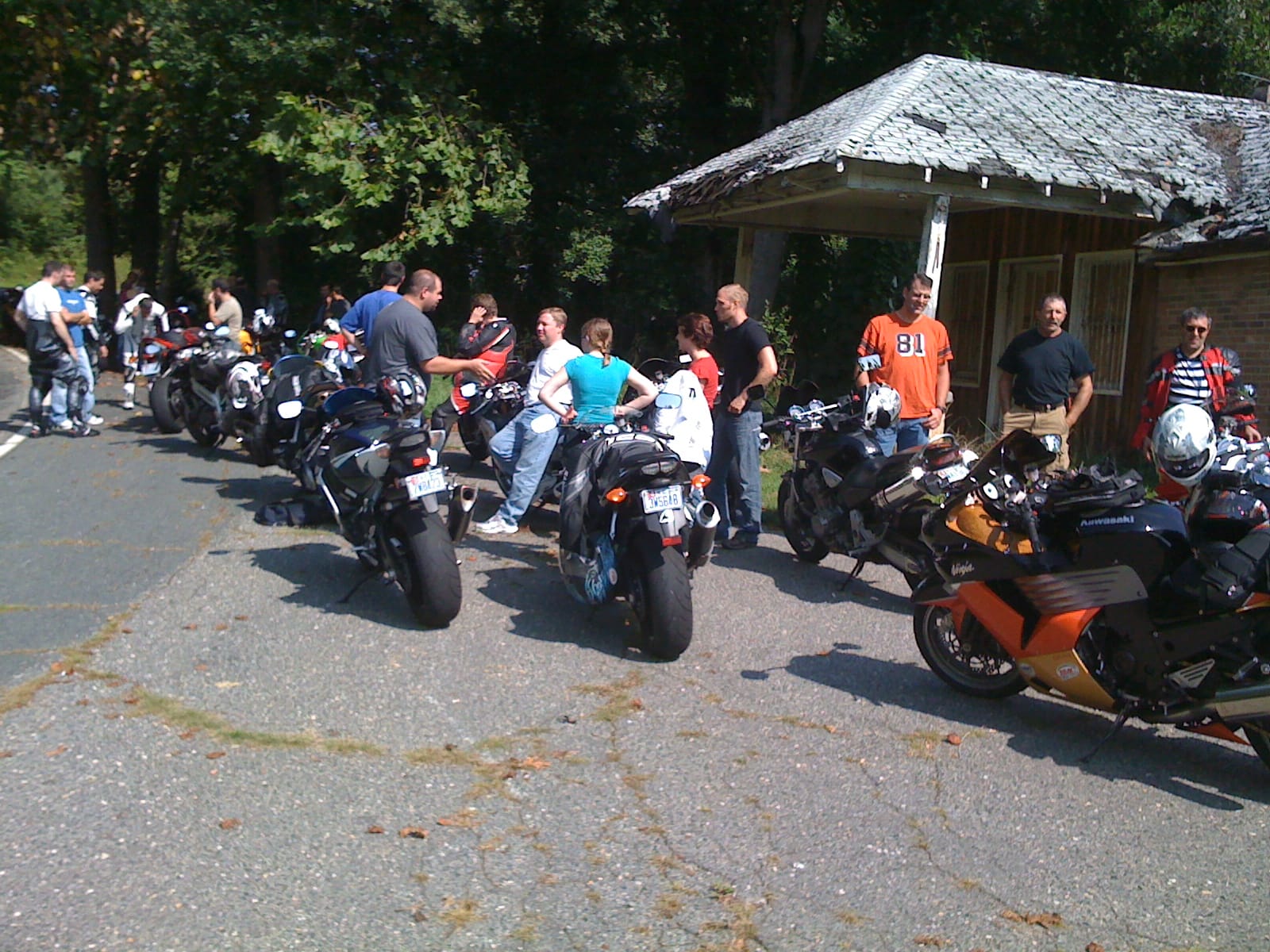 Rallying up at the shack on 66