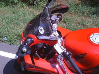 Sunday Ride - Chris's bike after the tree fell on him.