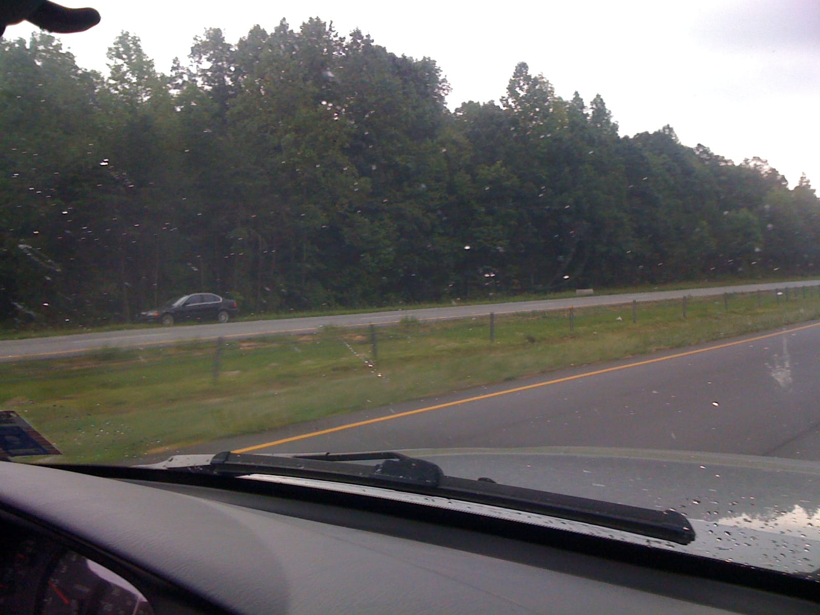 Transporting the overheating Bimmer home