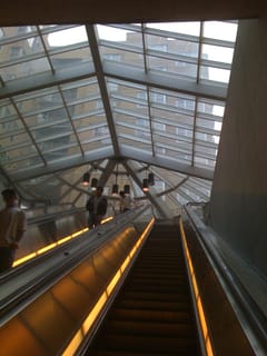 Metro exit - College Park, MD
