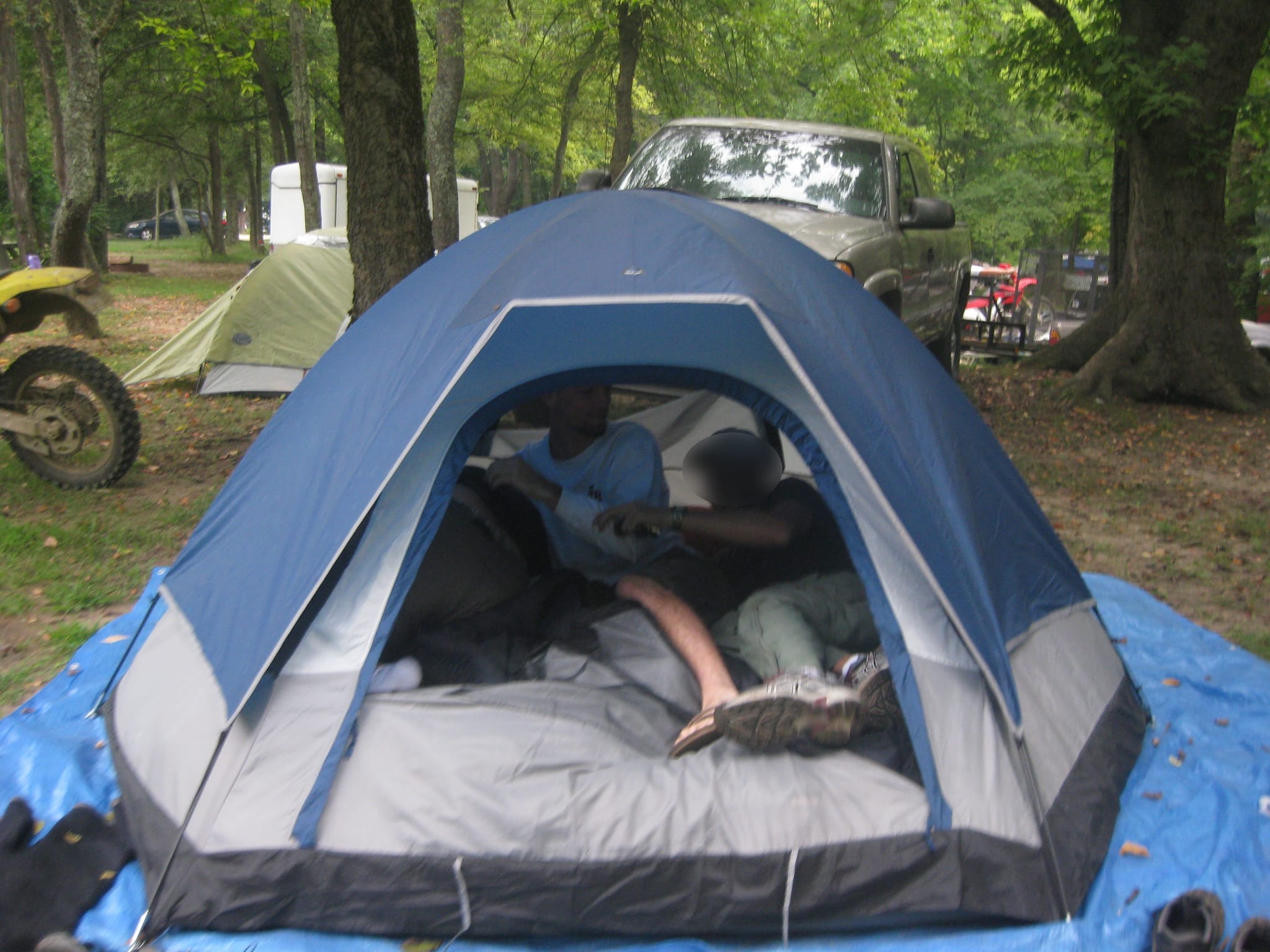 Attacked in the tent - Hot Springs, NC