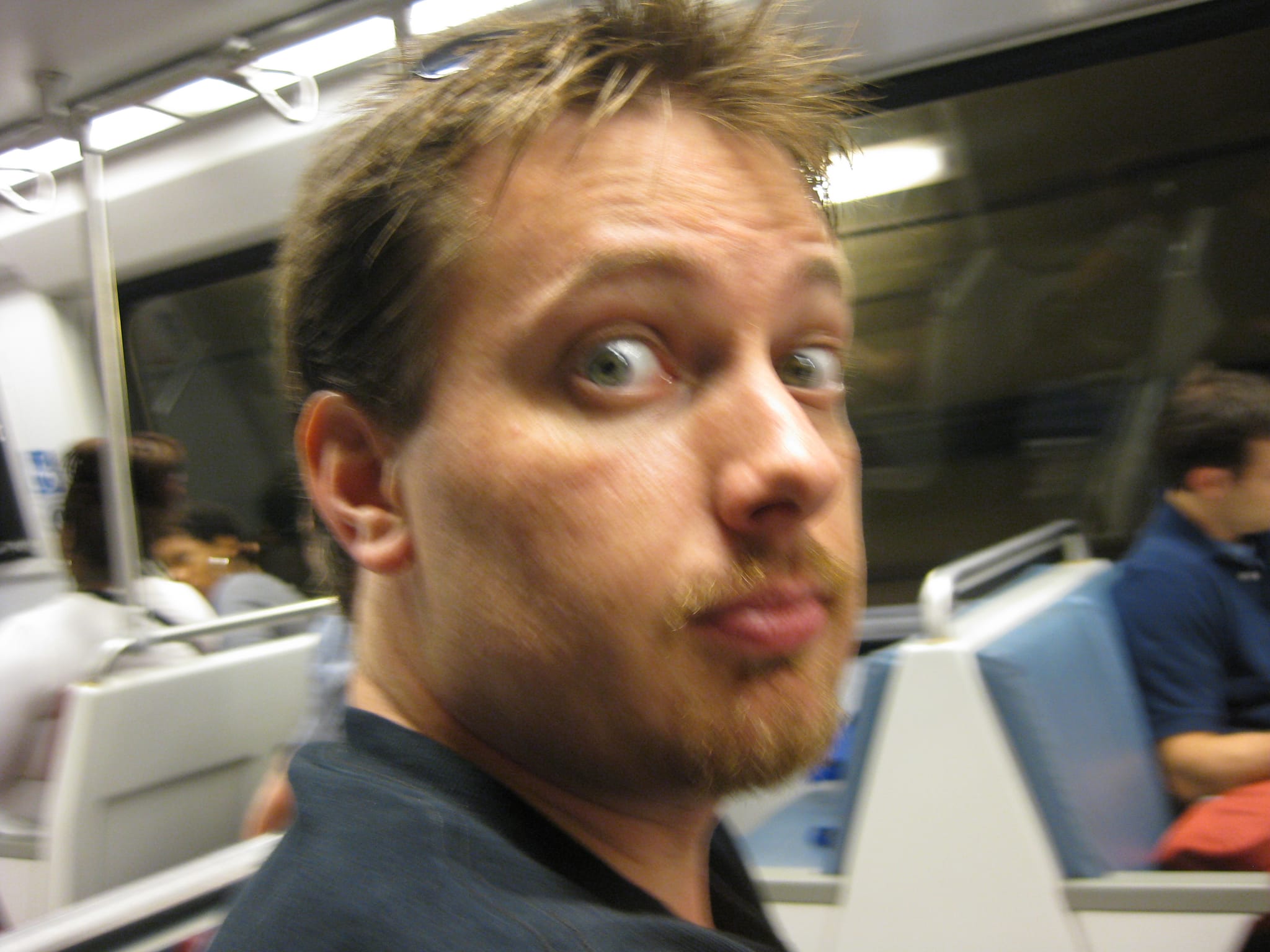 Chris on the DC Metro