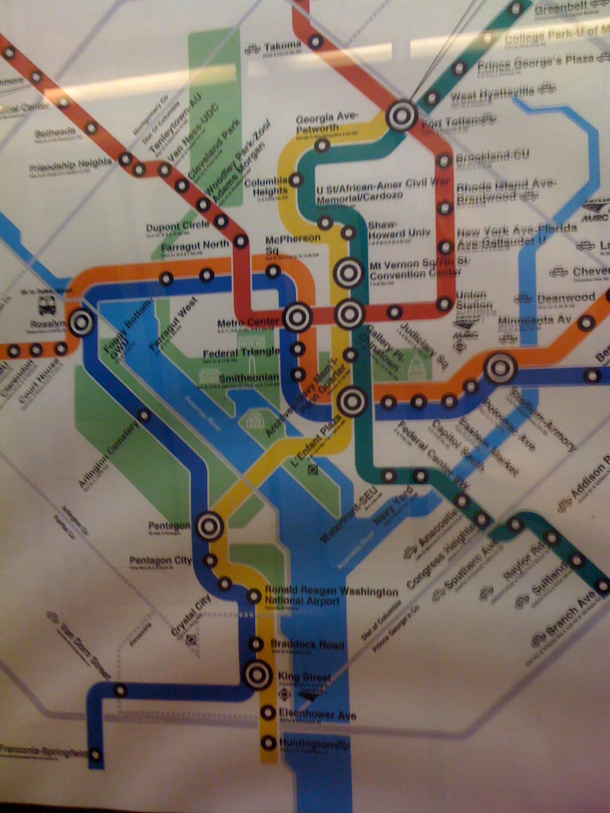 DC Metro Map